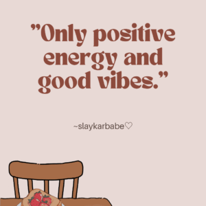 Daily Motivation Aesthetic Wallpaper– "Only Positive Energy & Good Vibes" ✨