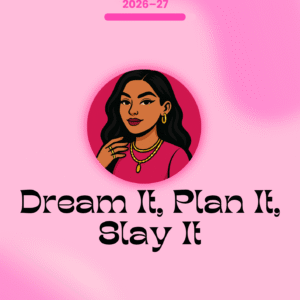 2026 Pink Girlie Year Planner – Digital Download