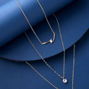 Moonlight Layers โ Triple Chain Necklace ๐